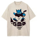 bbb Skater Cat Washed T-shirt