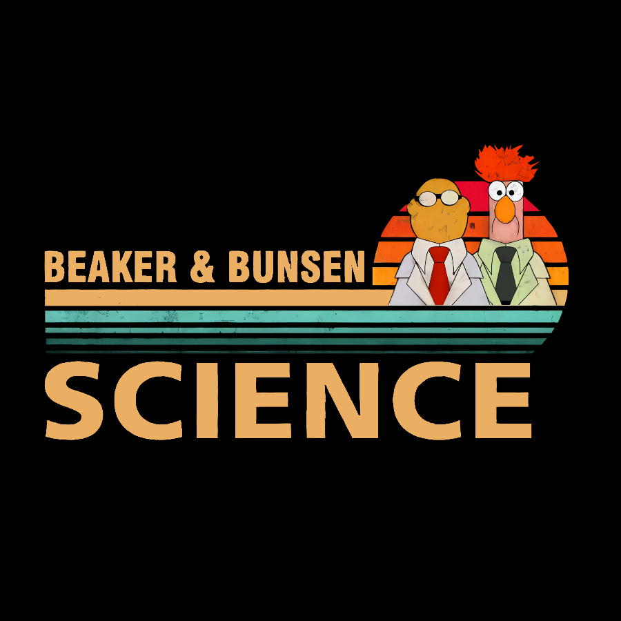 Muppets Science Bunsen And Beaker Cool y T-Shirt