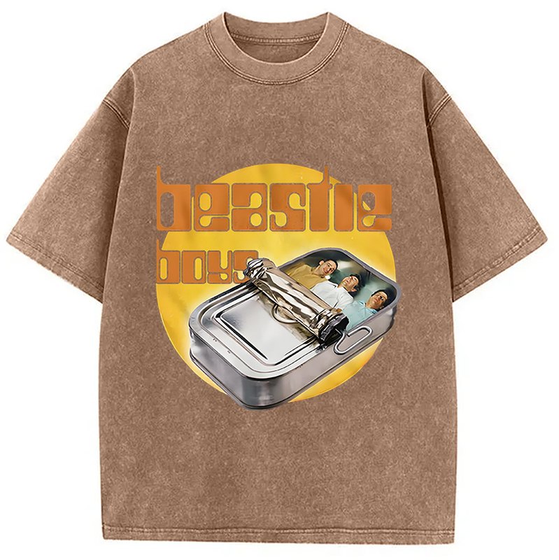 bbb Hello Nasty Beastie Boys Hiphop Washed T-Shirt