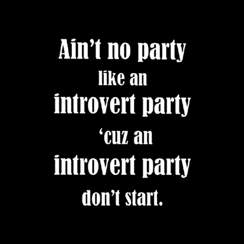 Ain't No Party Like An Introvert Party  T-Shirt