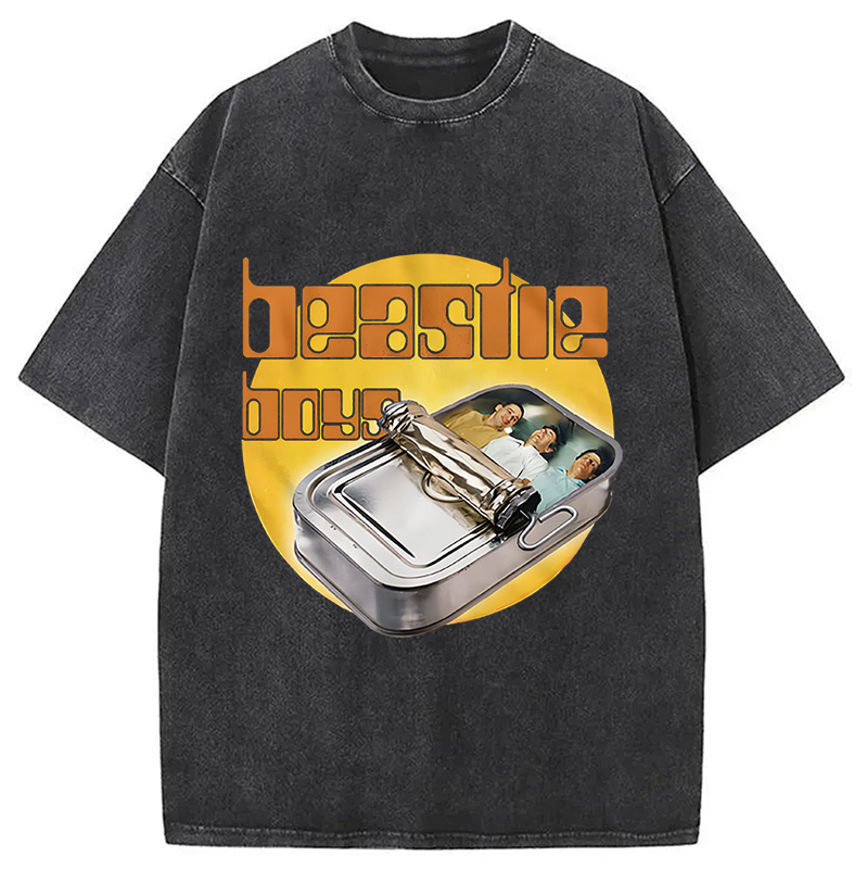bbb Hello Nasty Beastie Boys Hiphop Washed T-Shirt