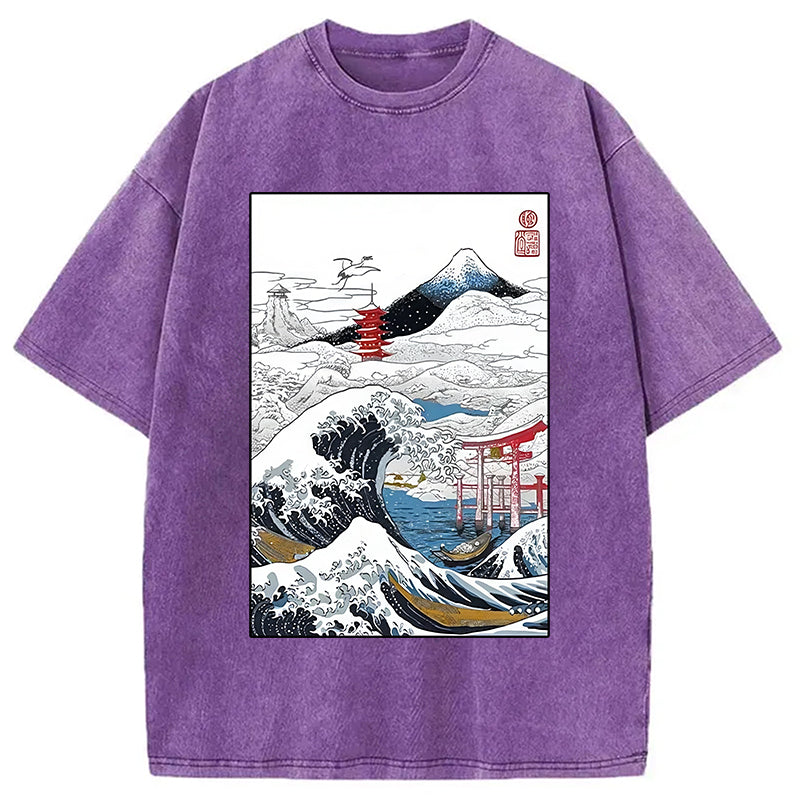 bbb Snowy Japan Washed T-Shirt