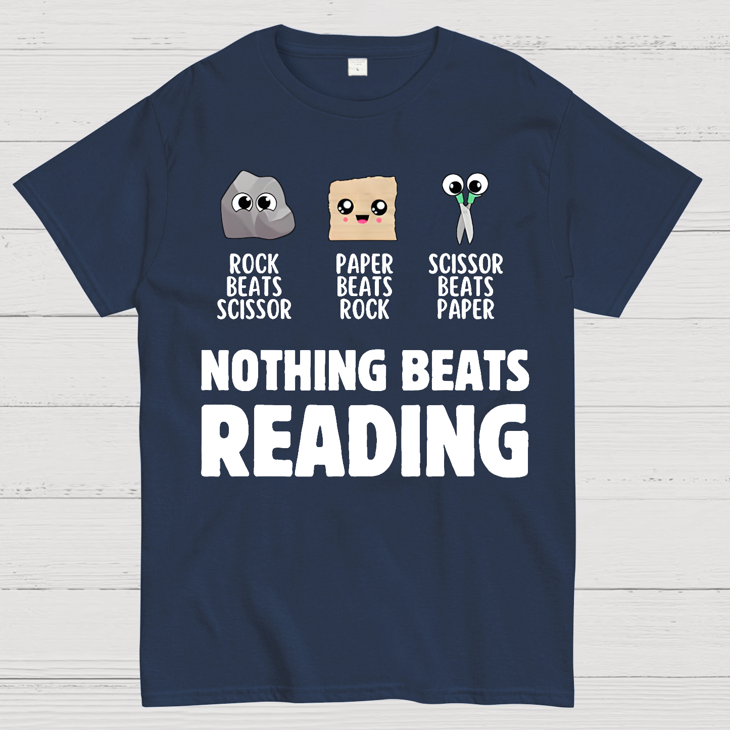 Nothing Beats Reading Librarian Book Bookworm  T-Shirt