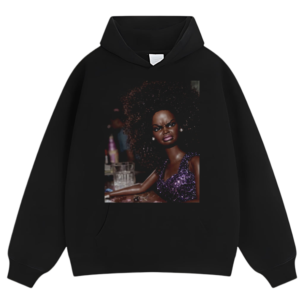 ANGRY DISGUSTED BLACK DOLL FACE MEME TANK TOP & TEE & LONG SLEEVE & LAYERED LS & HOODIE