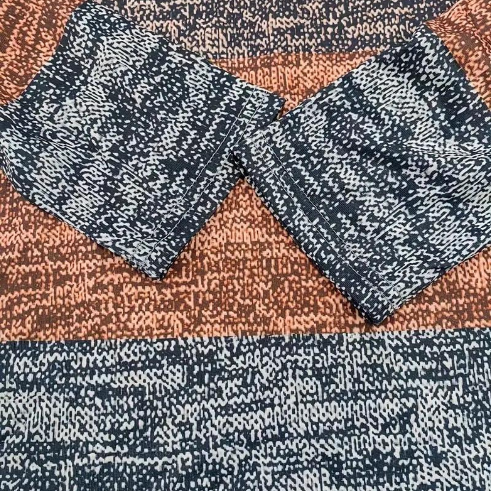 Breathable women's tunic top – relaxed fit with half-zipper, cotton blend, for everyday wear