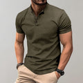 Breathable men’s polo shirt – classic fit, cotton, for casual and office wear