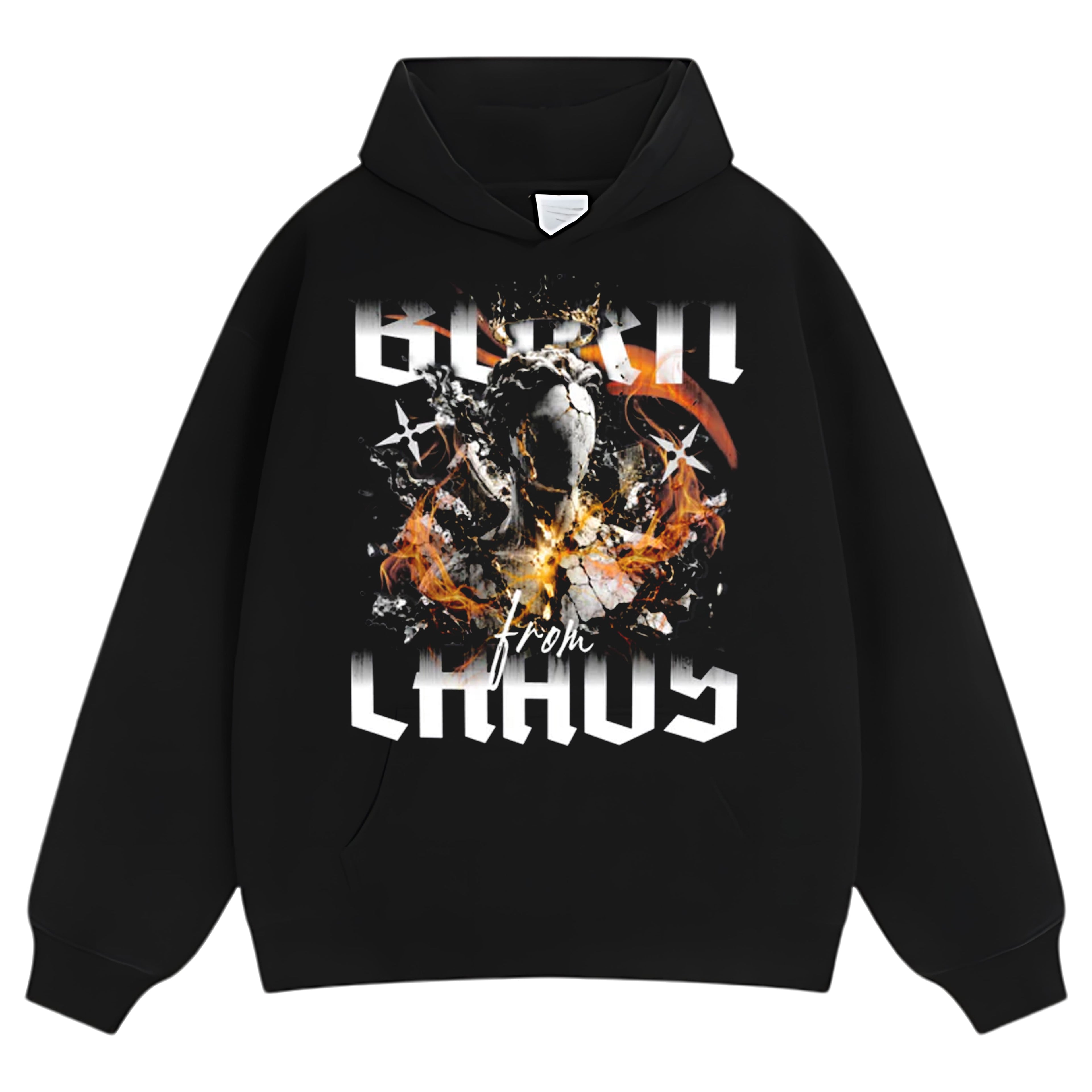 BORN FROM CHAOS GRAPHIC STREETWEAR TANK TOP & TEE & LONG SLEEVE & LAYERED LS & HOODIE