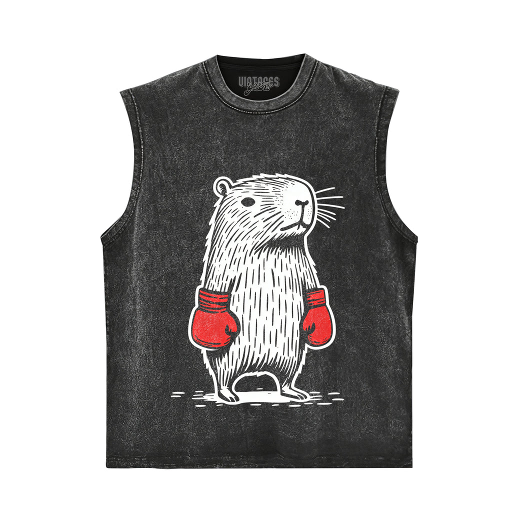 BOXER CAPYBARA TANK TOP & TEE & LONG SLEEVE & LAYERED LS & HOODIE