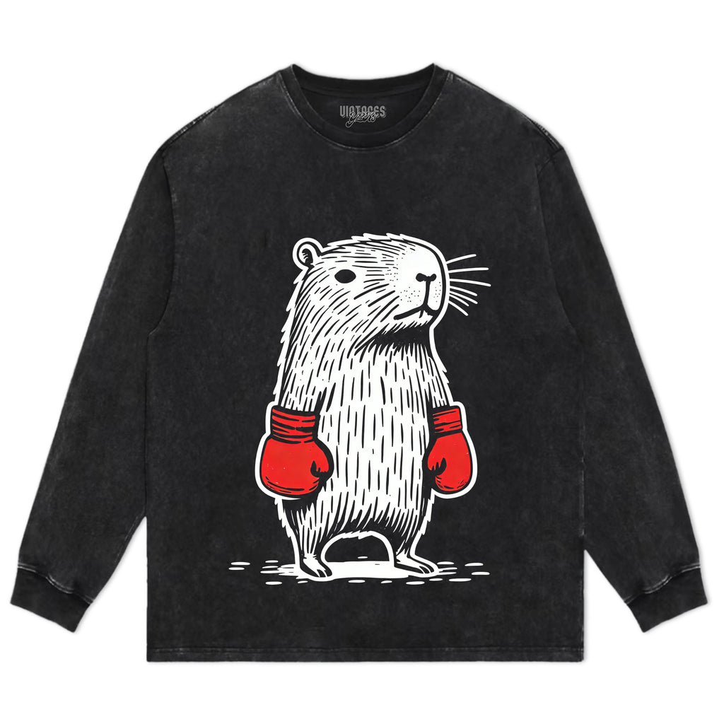 BOXER CAPYBARA TANK TOP & TEE & LONG SLEEVE & LAYERED LS & HOODIE