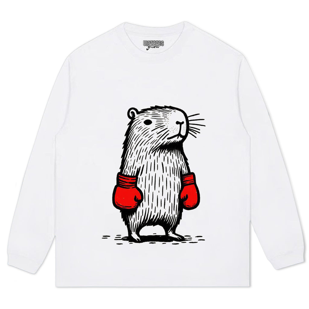 BOXER CAPYBARA TANK TOP & TEE & LONG SLEEVE & LAYERED LS & HOODIE