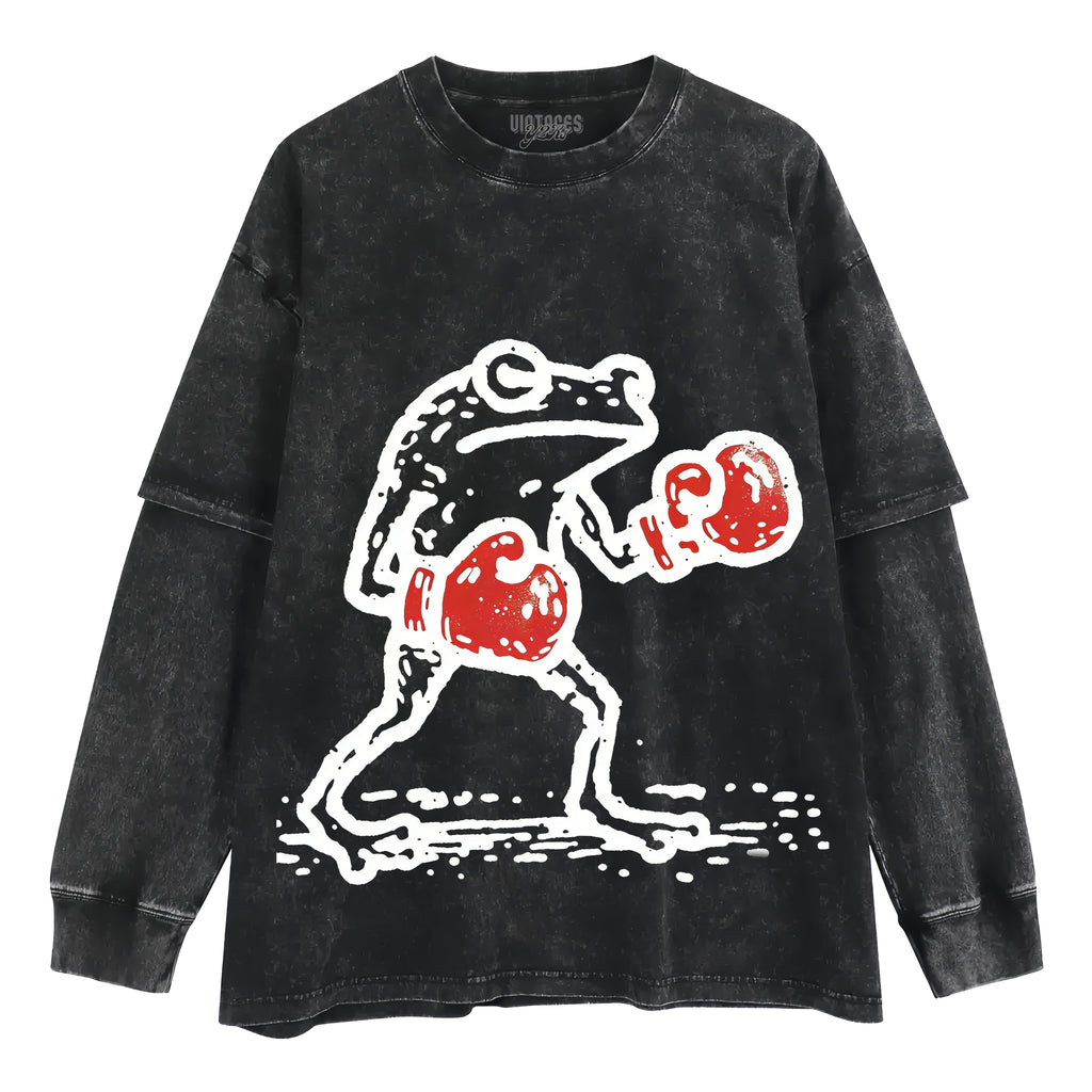BOXER FROG TANK TOP & TEE & LONG SLEEVE & LAYERED LS & HOODIE