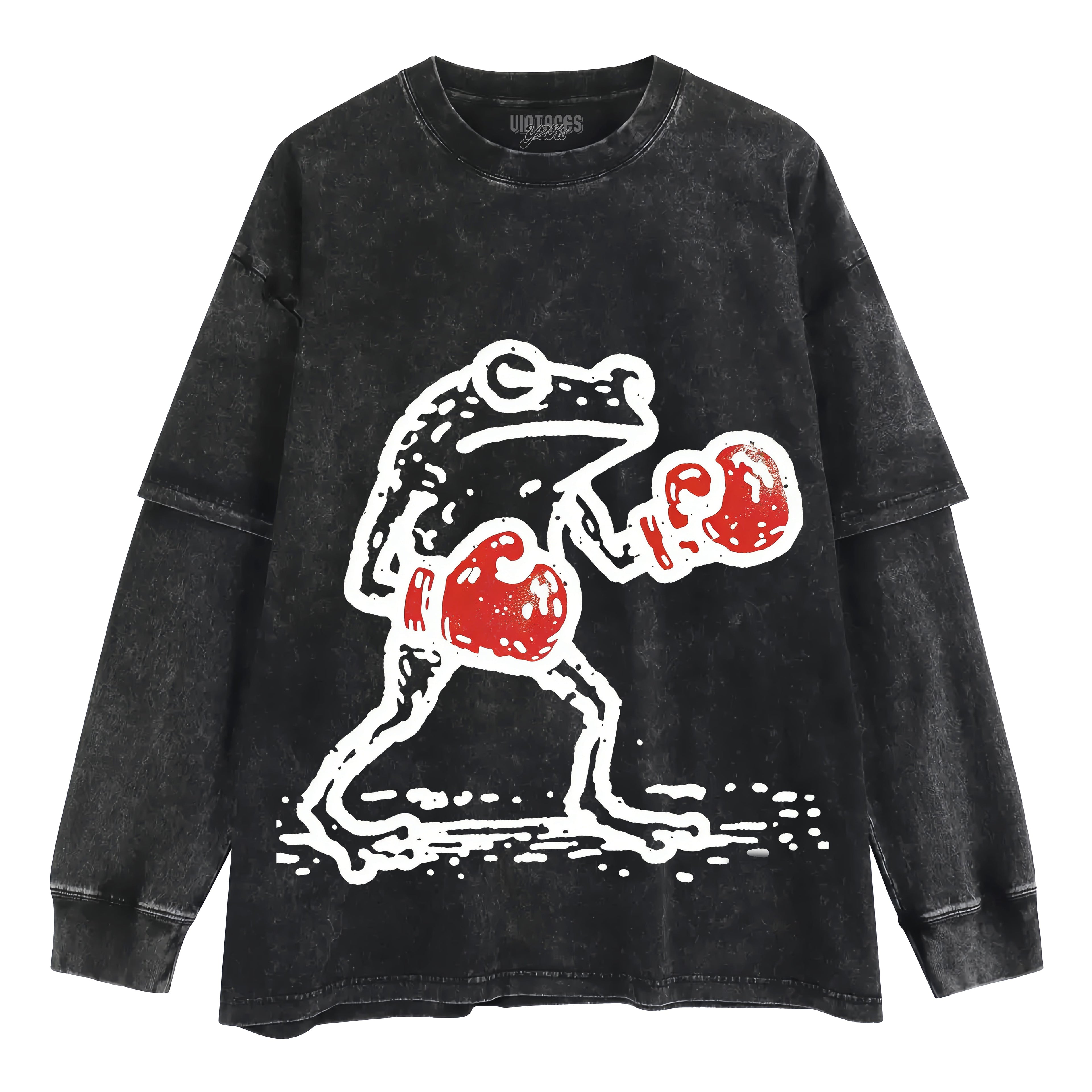 BOXER FROG TANK TOP & TEE & LONG SLEEVE & LAYERED LS & HOODIE