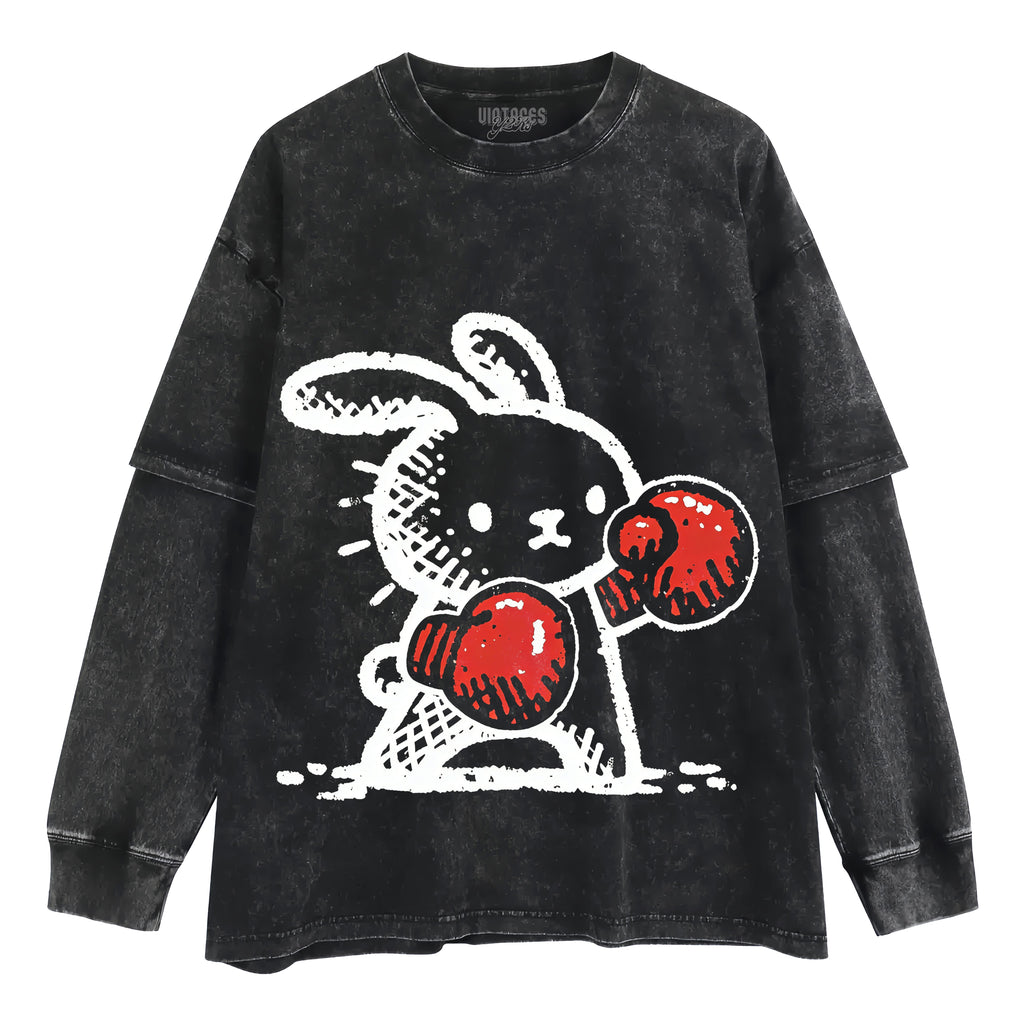 BOXER RABBIT TANK TOP & TEE & LONG SLEEVE & LAYERED LS & HOODIE