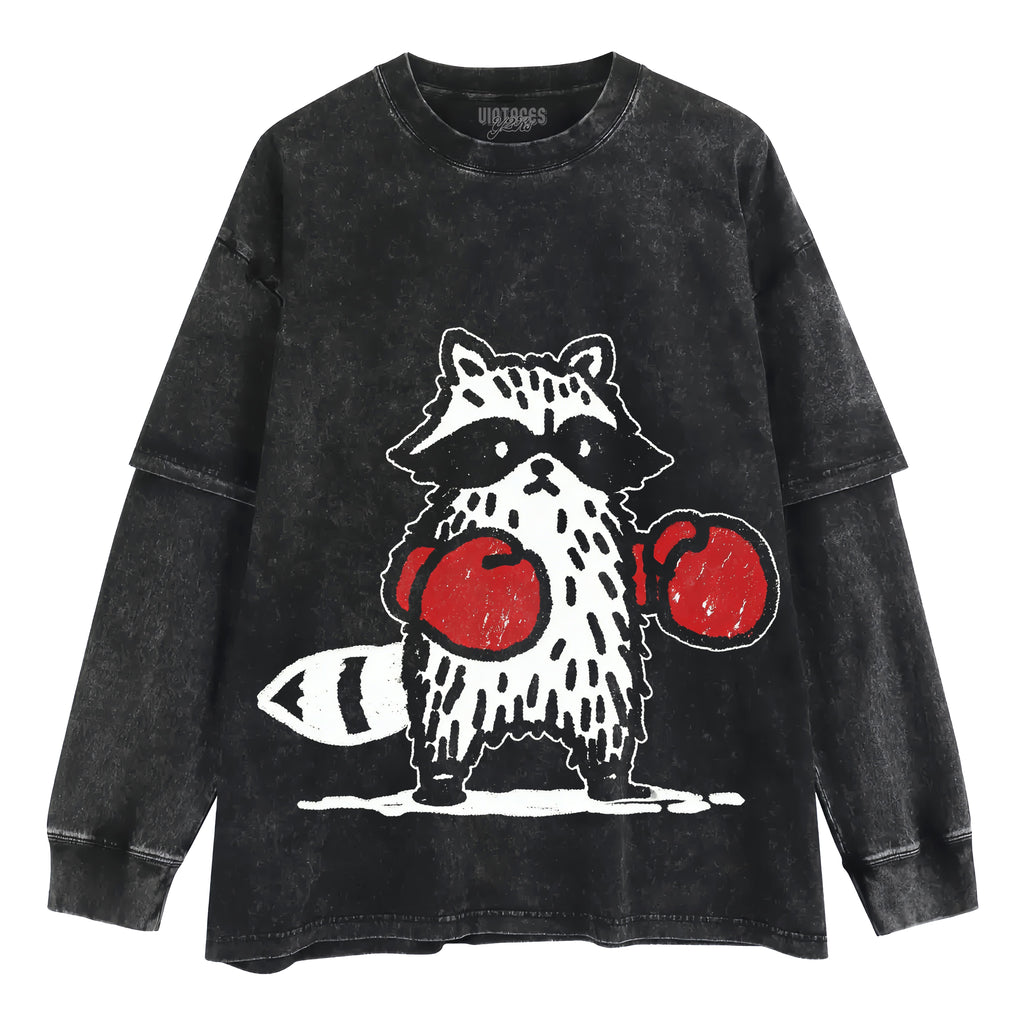 BOXER RACCOON V2 TANK TOP & TEE & LONG SLEEVE & LAYERED LS & HOODIE