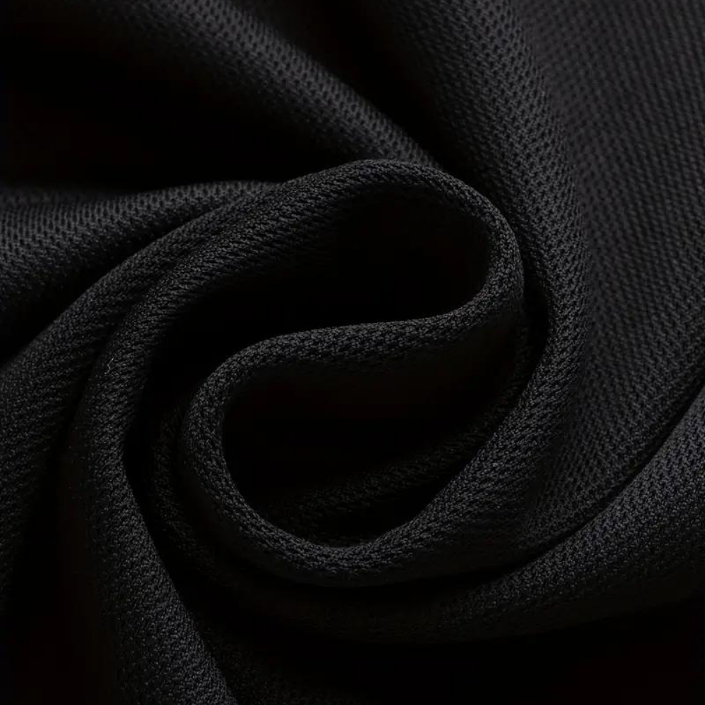 Breathable men’s polo shirt – floral design, polyester, for casual days