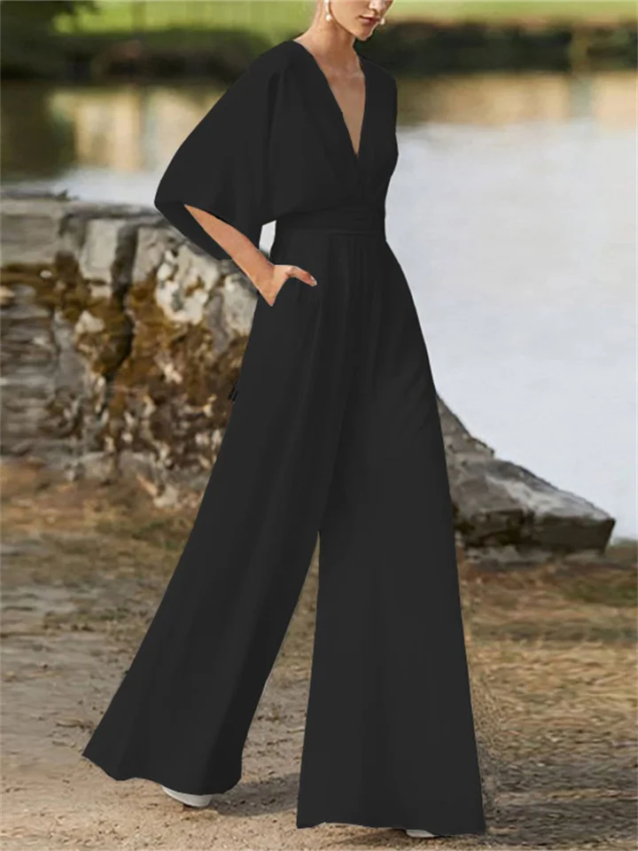 Breathable women’s jumpsuit – timeless design, premium fabric, for special occasions