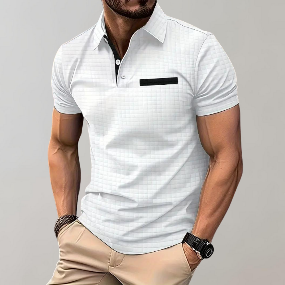 Men's Polo Shirt, Classic Collar, Comfortable Fit, Versatile Style, Cotton Blend, Available in Multiple Colors and Sizes S-3XL