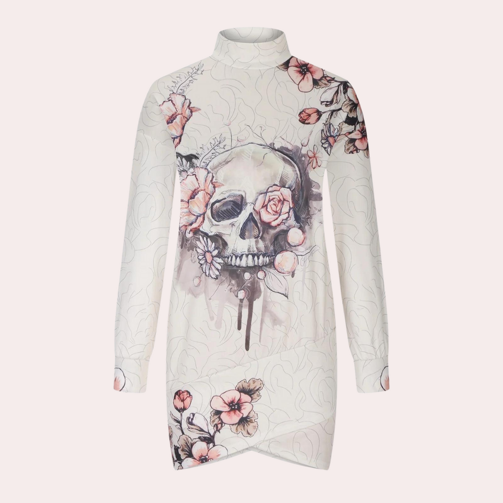 Elegant Long Sleeve Women's Dress in Breathable Fabric for Summer and Formal Events, Flattering Fit Available in XS-XL