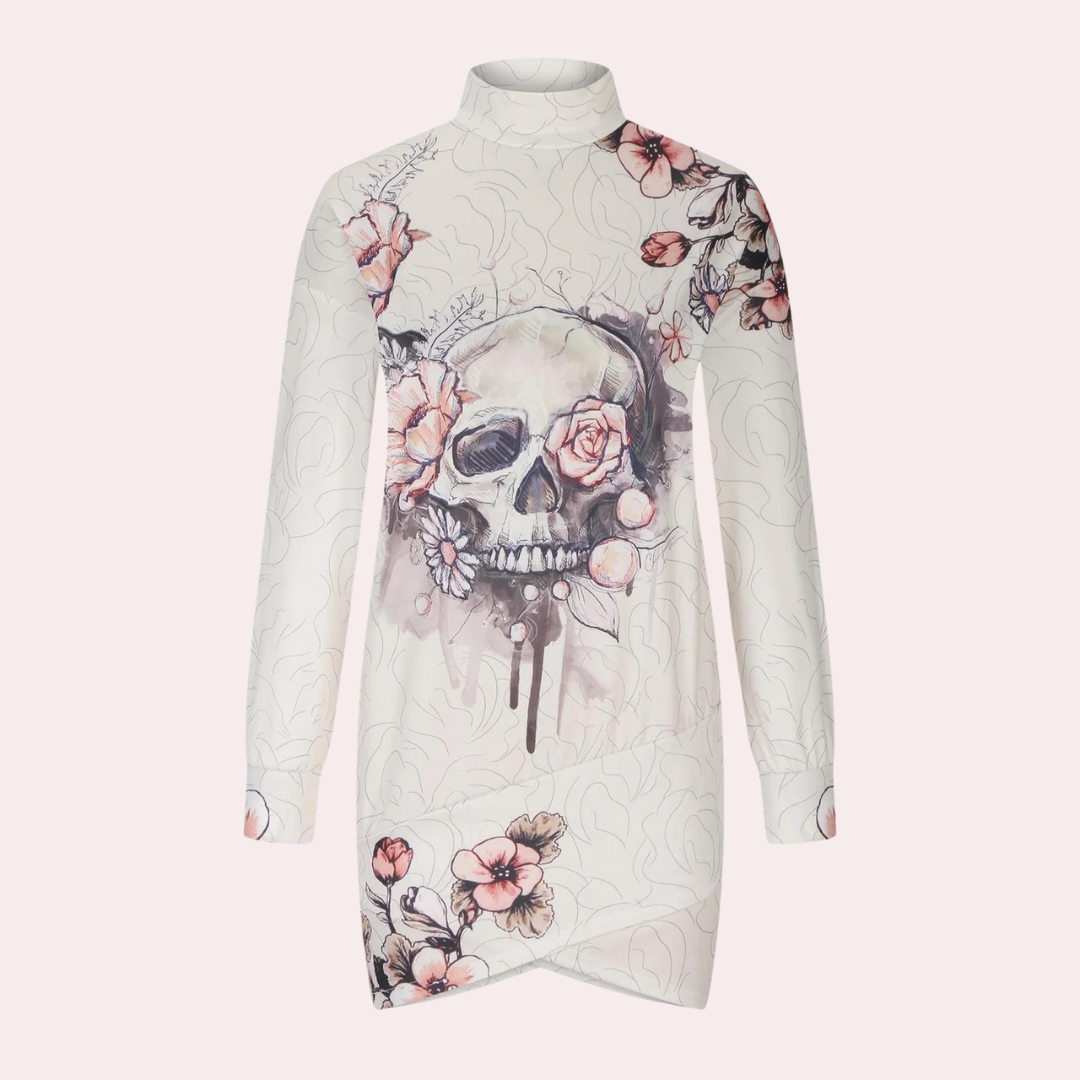 Elegant Long Sleeve Women's Dress in Breathable Fabric for Summer and Formal Events, Flattering Fit Available in XS-XL