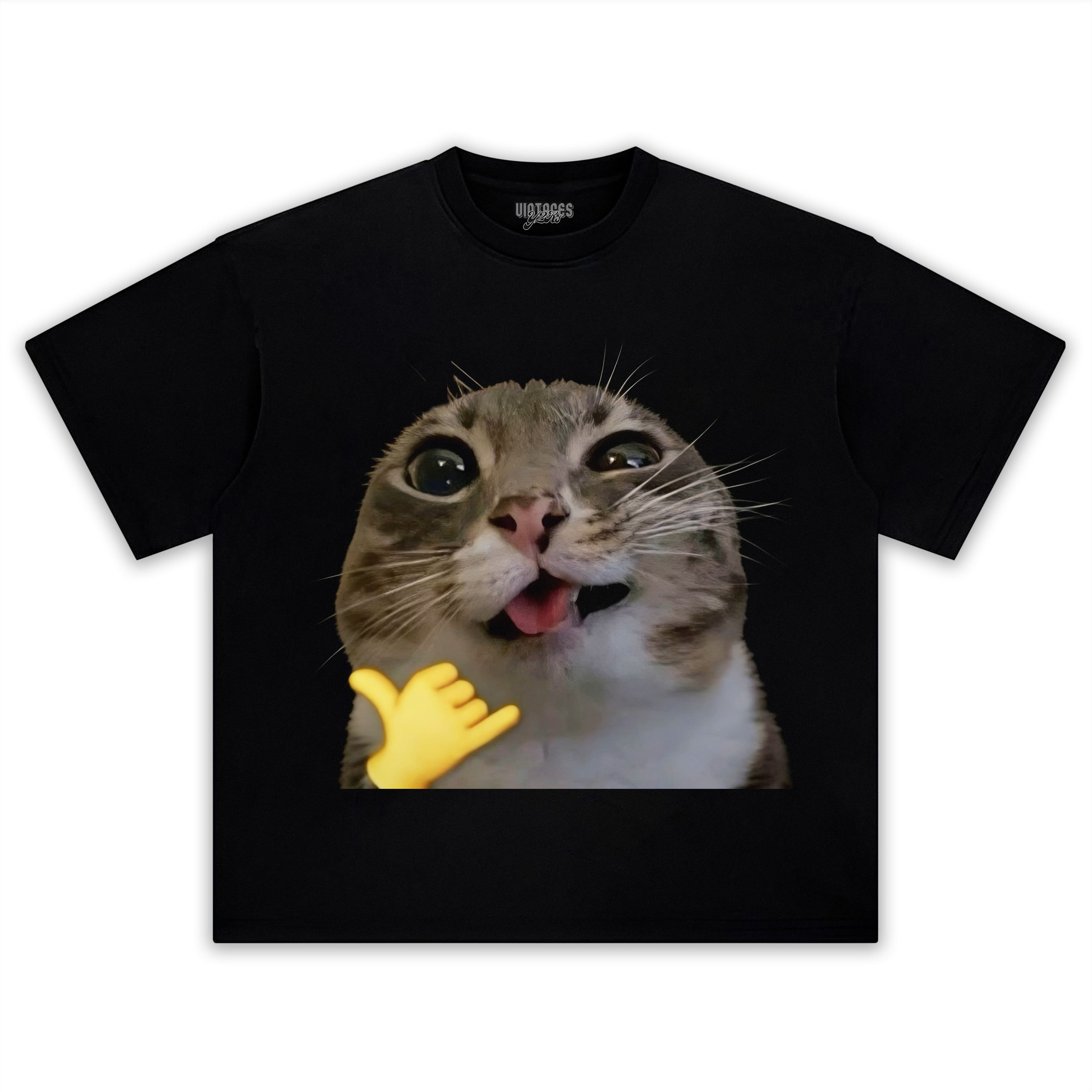 CAT MEMES FUNNY V4 TEE & LS & HOODIE