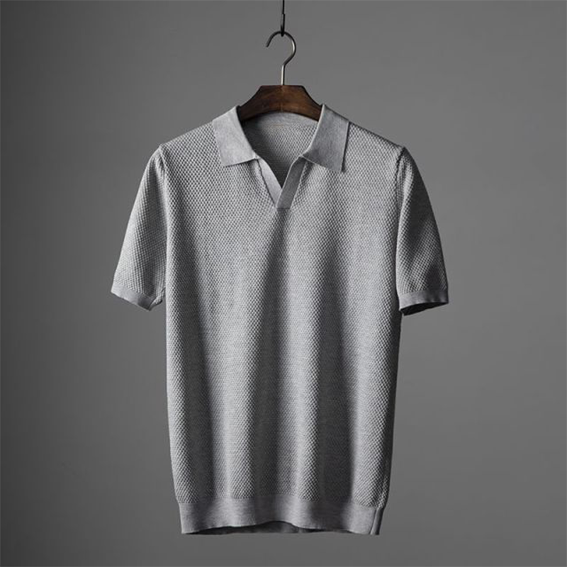Casual Men's Polo Shirt in Soft Cotton, Short Sleeve, Perfect Fit for Versatile Everyday Style