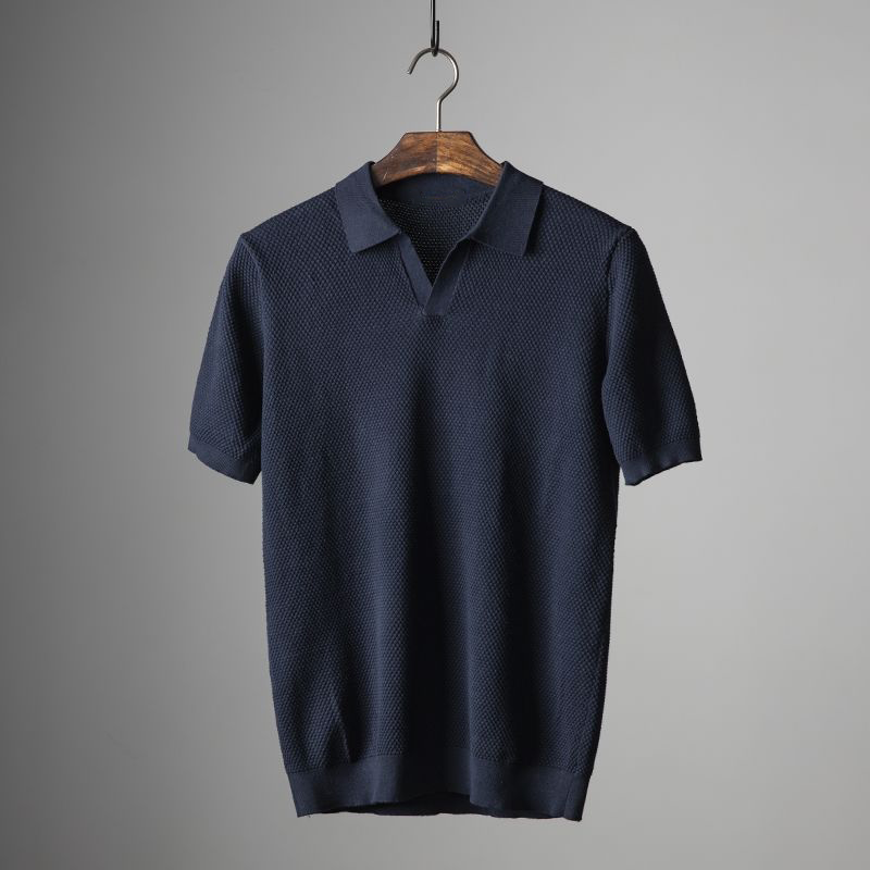 Casual Men's Polo Shirt in Soft Cotton, Short Sleeve, Perfect Fit for Versatile Everyday Style