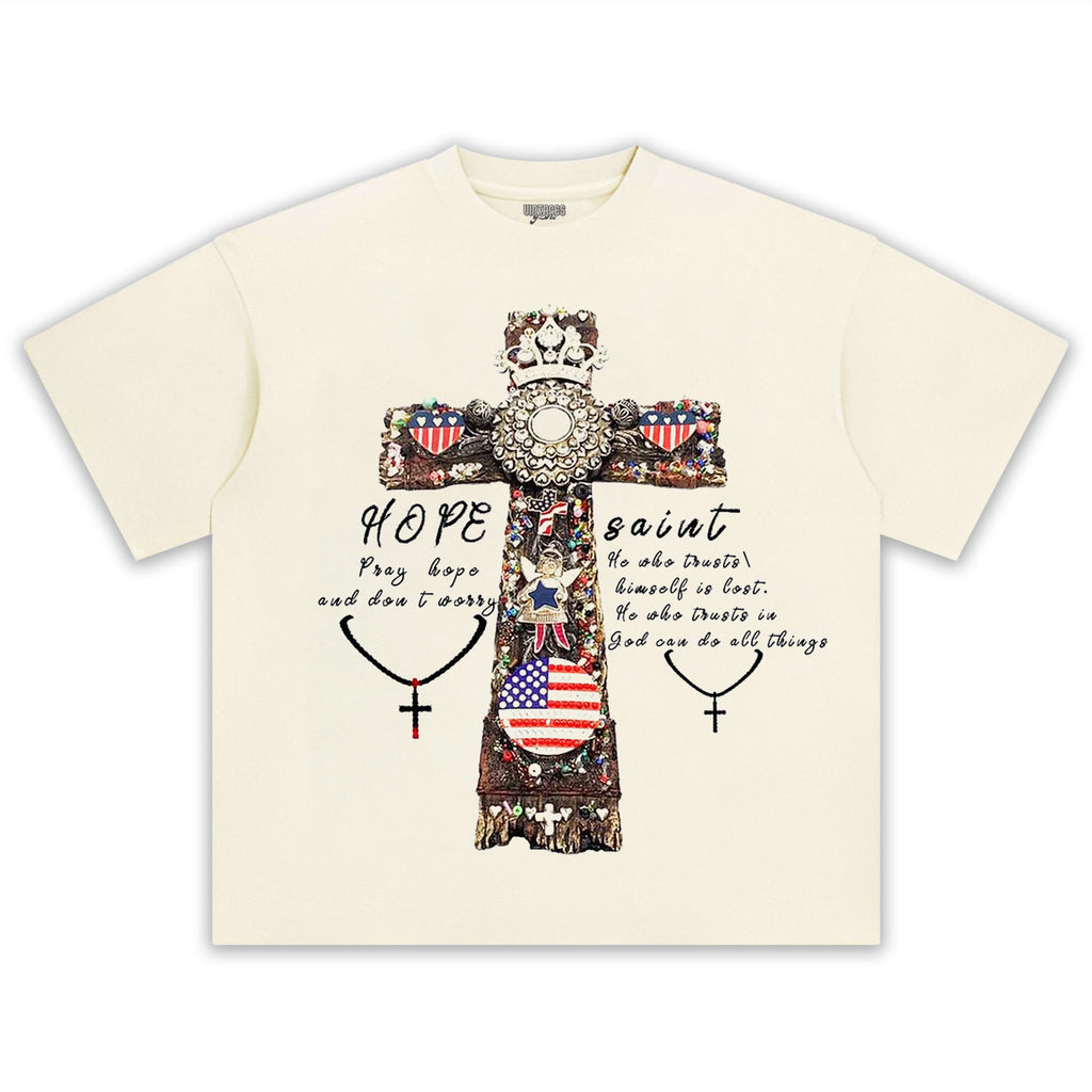 CROSS OF HOPE TEE & LS