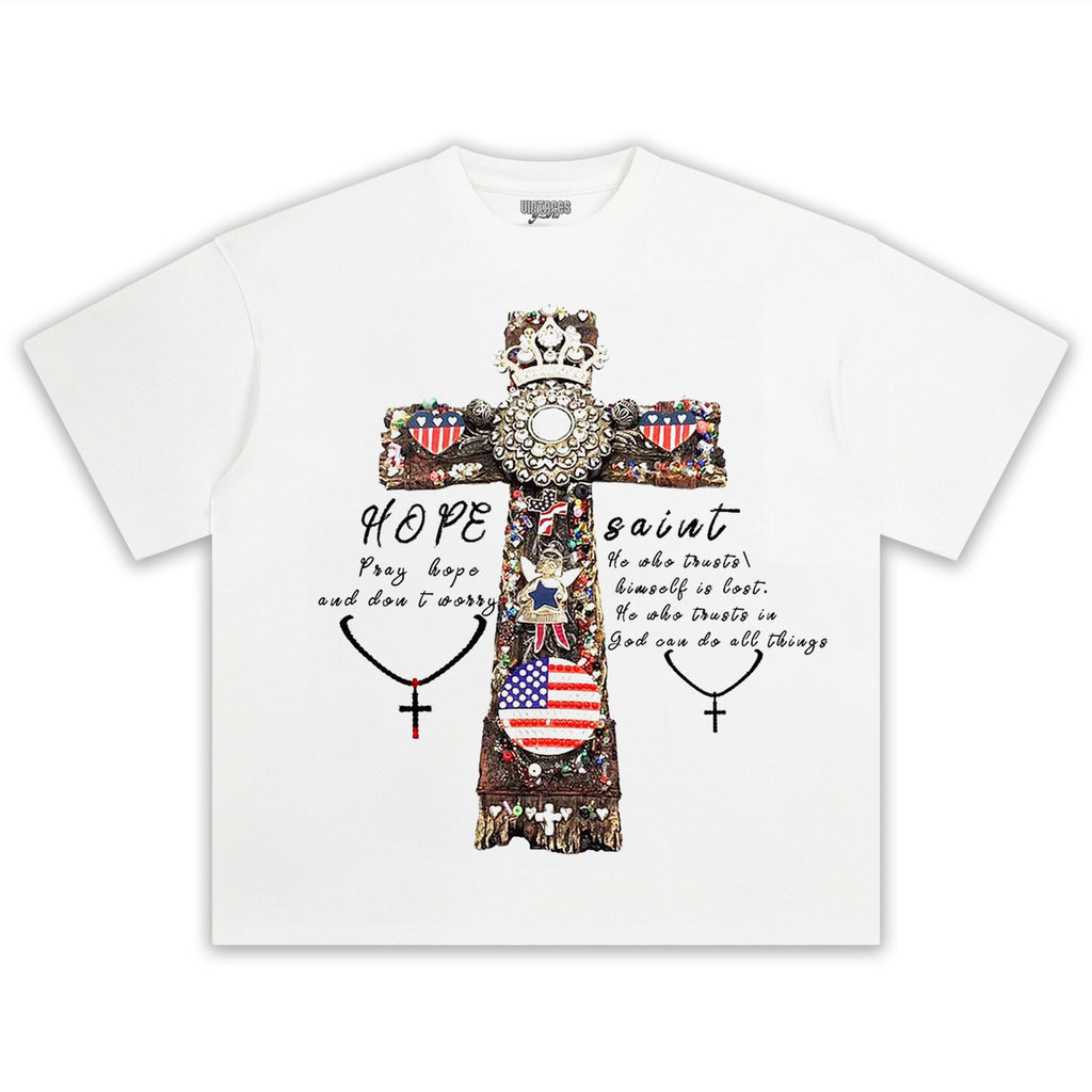 CROSS OF HOPE TEE & LS