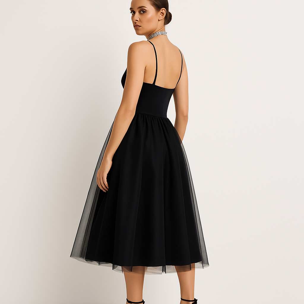 Mesh Spaghetti Straps Sweetheart Prom Dress for Homecoming Party, Elegant Evening Gown