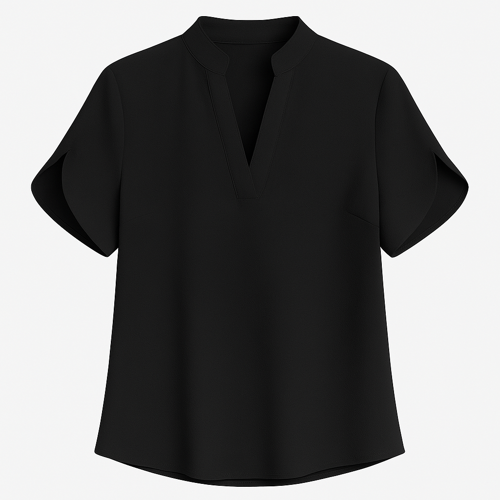 Summer Tops For Women Blouse V Neck Short Sleeve Loose White Shirts Fashion