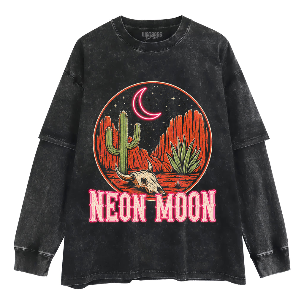 DESERT MOON TANK TOP & TEE & LONG SLEEVE & LAYERED LS & HOODIE