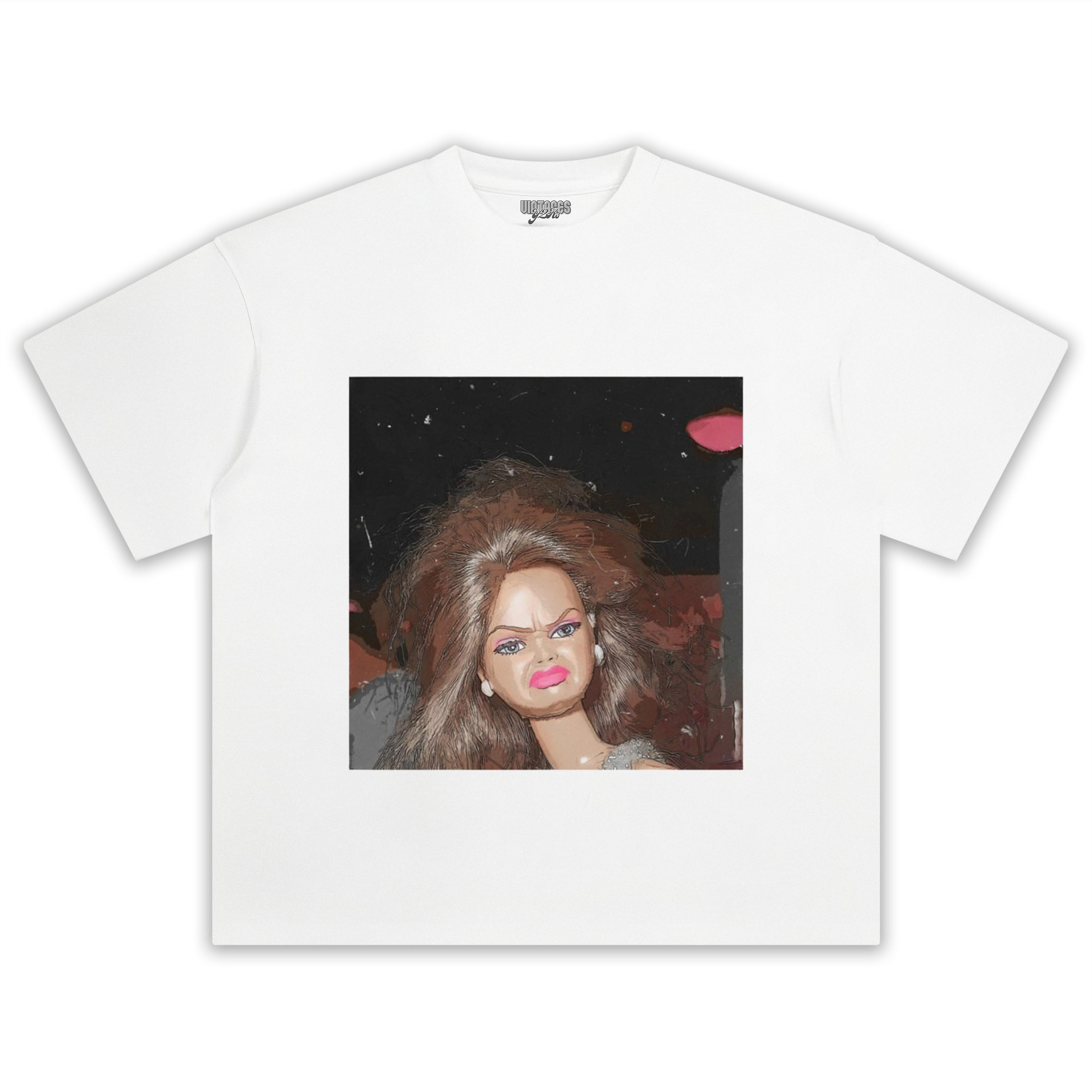 DISGUSTED-BARBIE-FACE TANK TOP & TEE & LONG SLEEVE & LAYERED LS & HOODIE