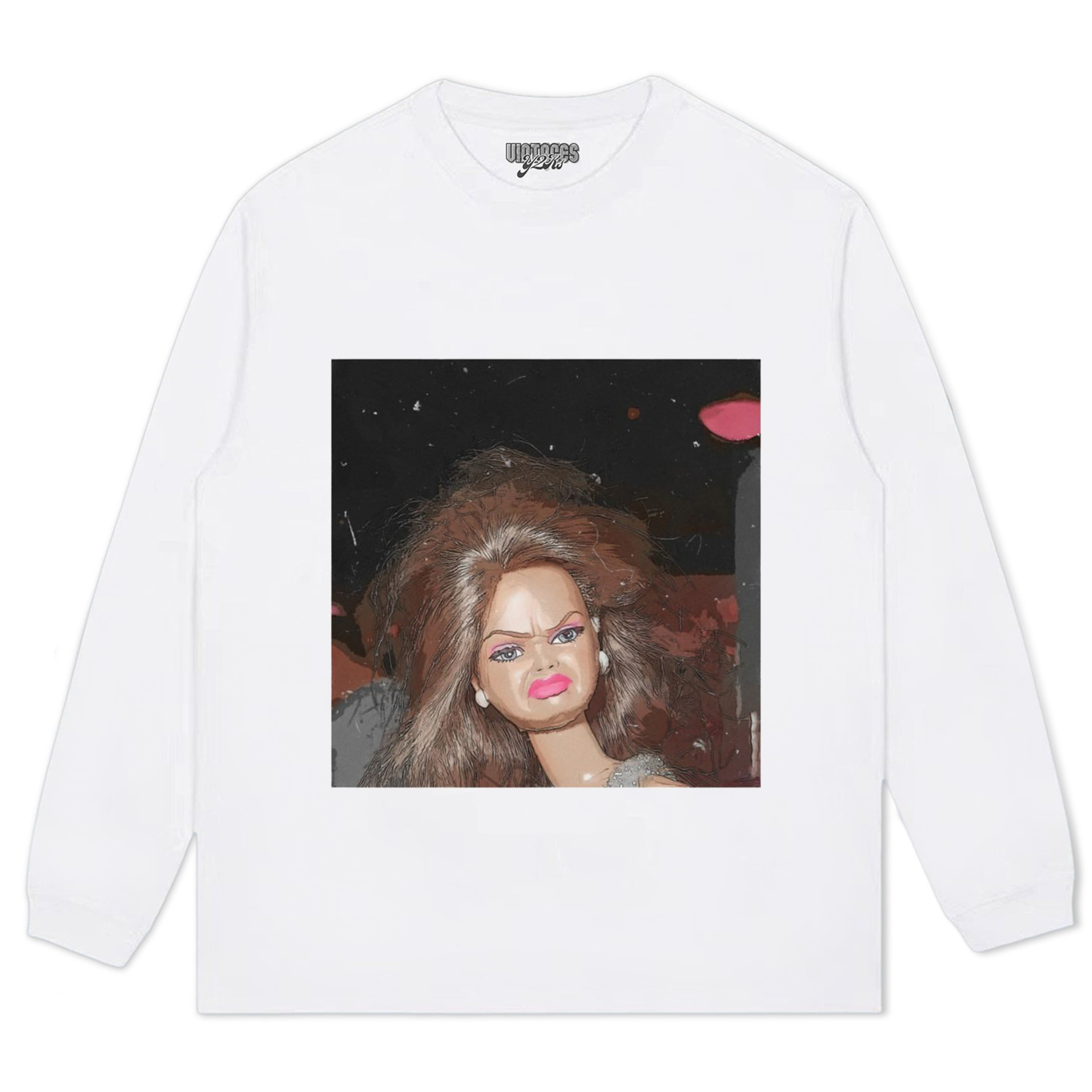 DISGUSTED-BARBIE-FACE TANK TOP & TEE & LONG SLEEVE & LAYERED LS & HOODIE