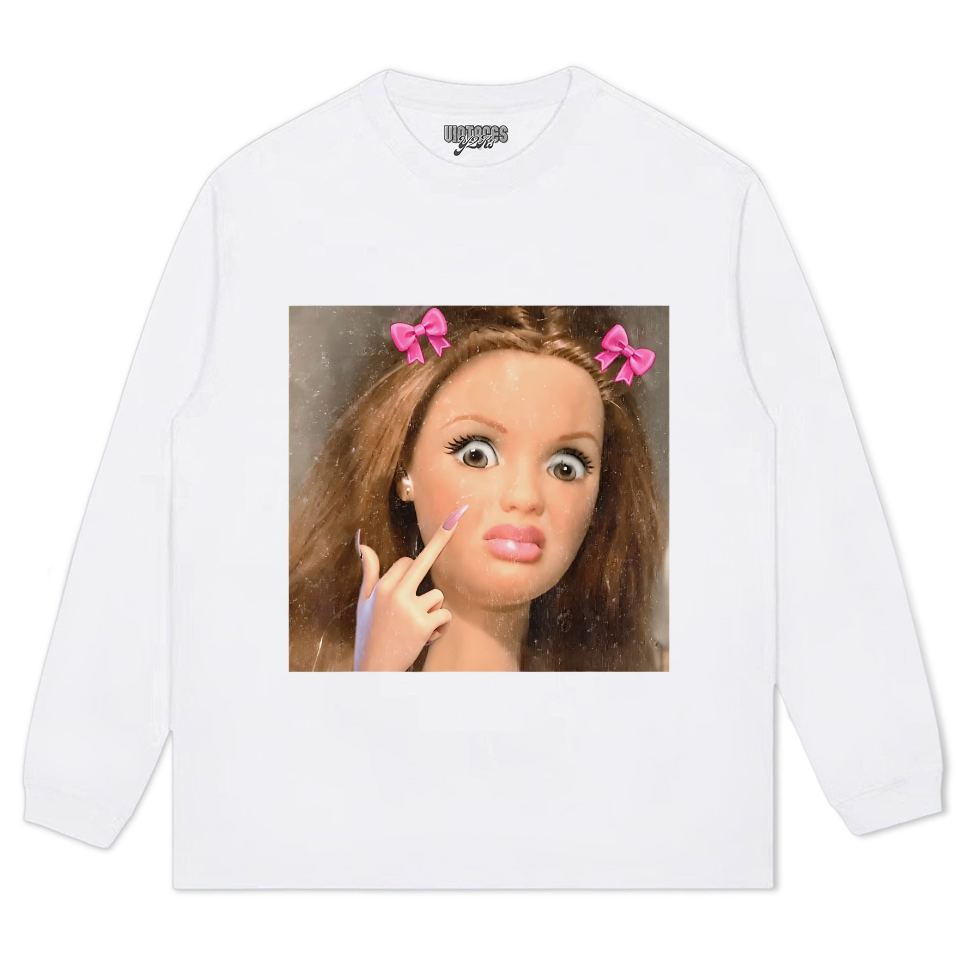DISGUSTED DOLL MEME FACE TANK TOP & TEE & LONG SLEEVE & LAYERED LS & HOODIE