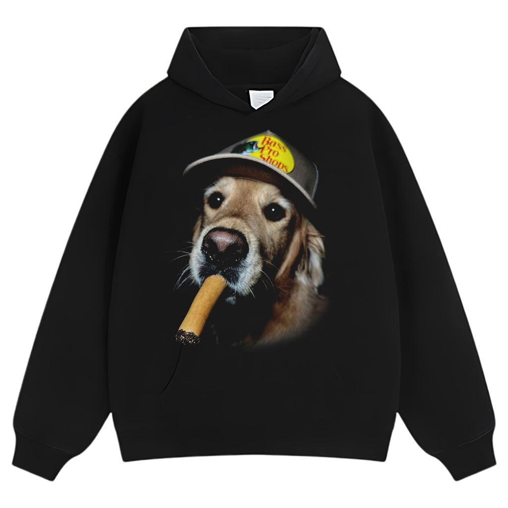 DOG SMOKING TANK TOP & TEE & LONG SLEEVE & LAYERED LS & HOODIE