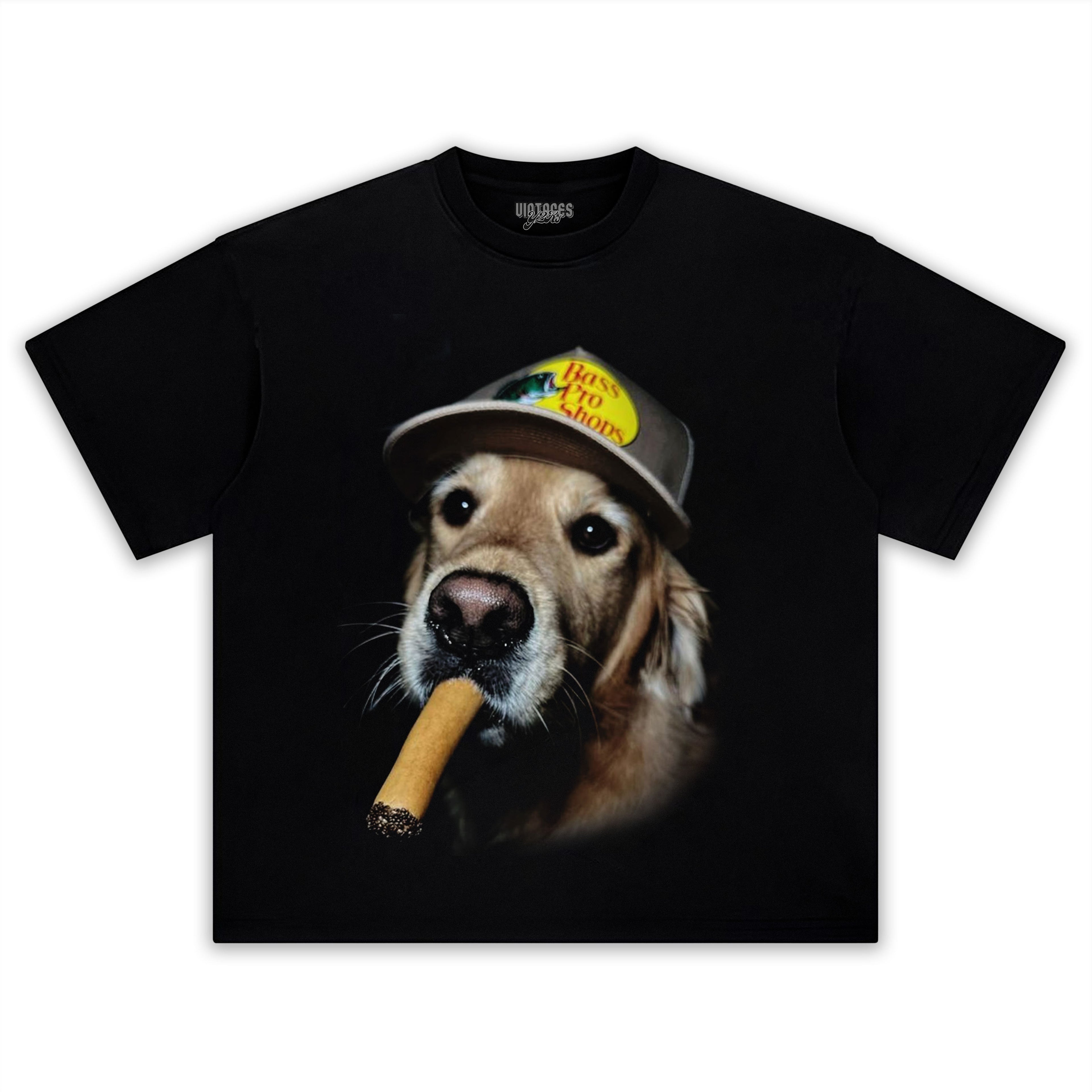DOG SMOKING TANK TOP & TEE & LONG SLEEVE & LAYERED LS & HOODIE