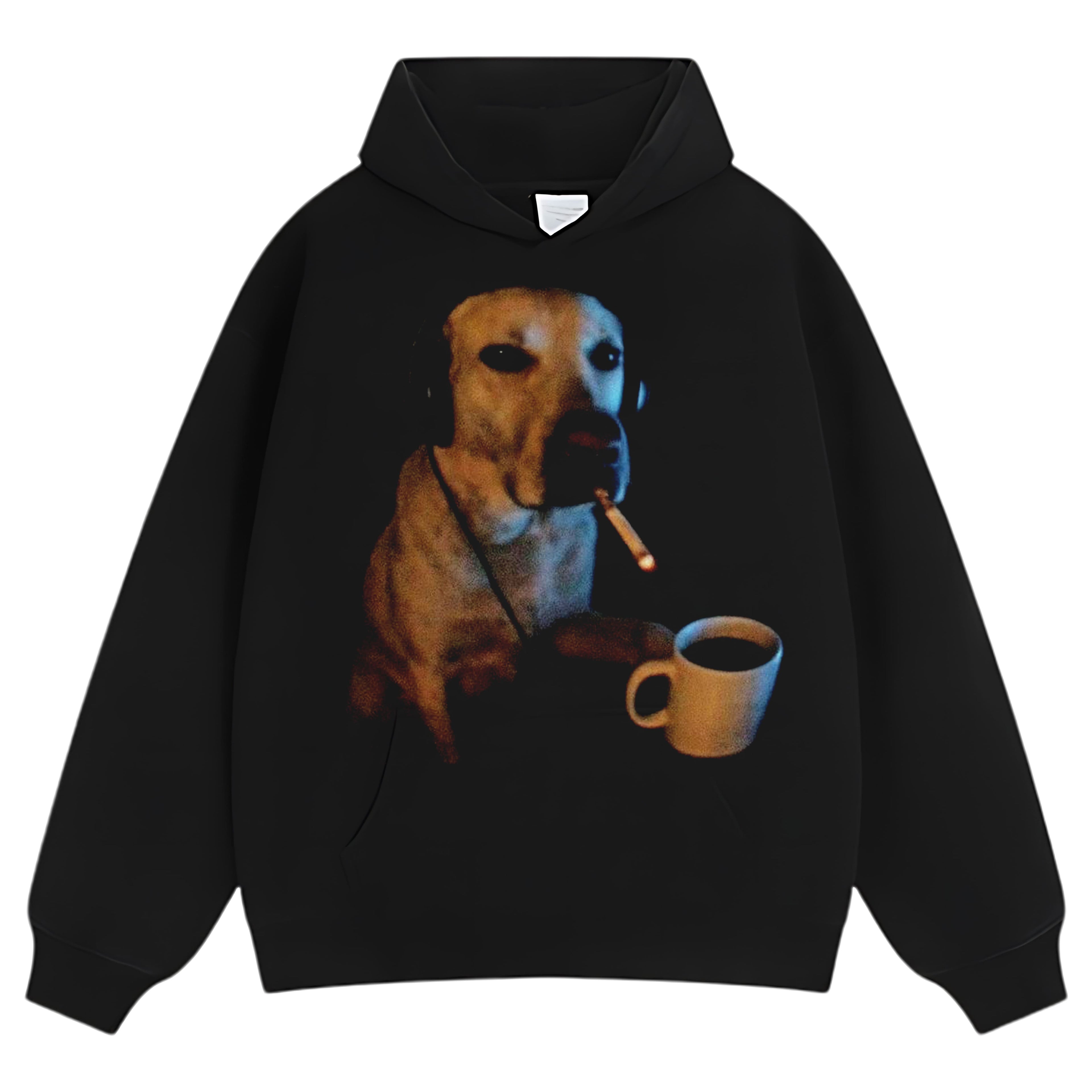 DOG SMOKING V2 TANK TOP & TEE & LONG SLEEVE & LAYERED LS & HOODIE