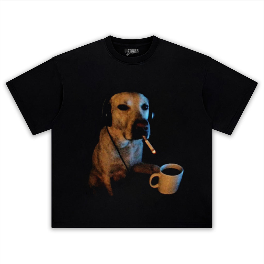 DOG SMOKING V2 TANK TOP & TEE & LONG SLEEVE & LAYERED LS & HOODIE