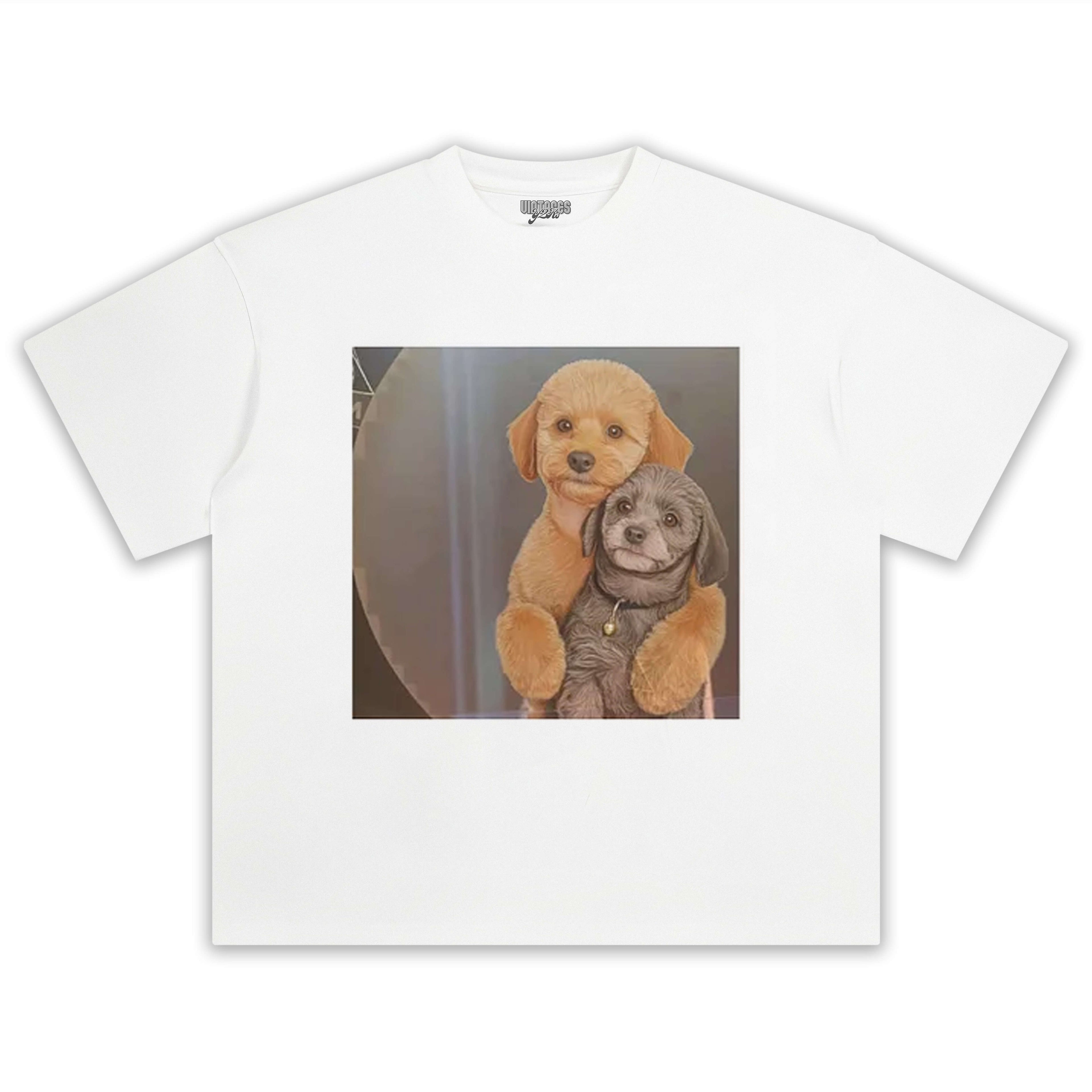 EMBRACING DOG TEE