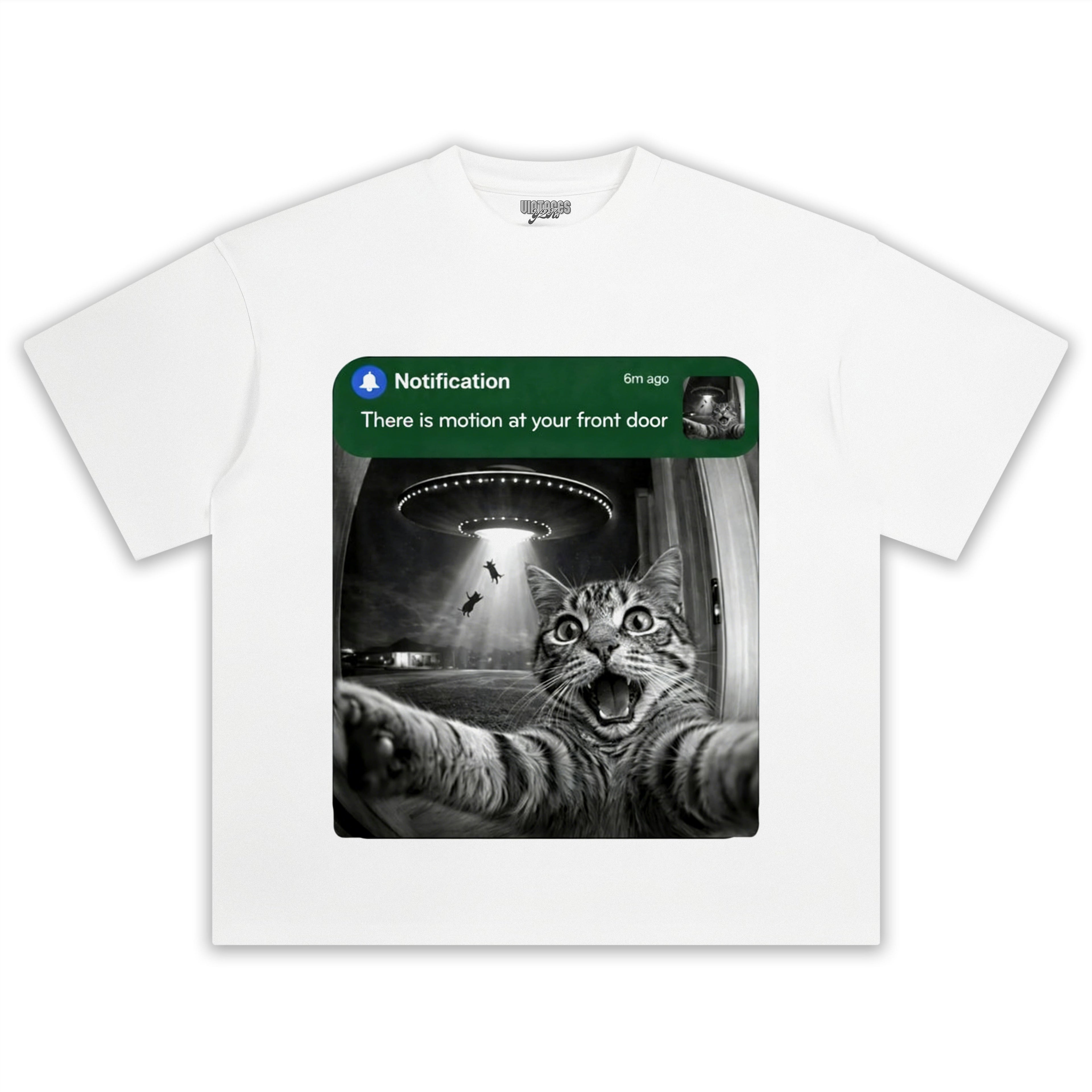 FRONT DOOR RACCOON CAT SURPRISE VISITOR TEE & LS & HOODIE