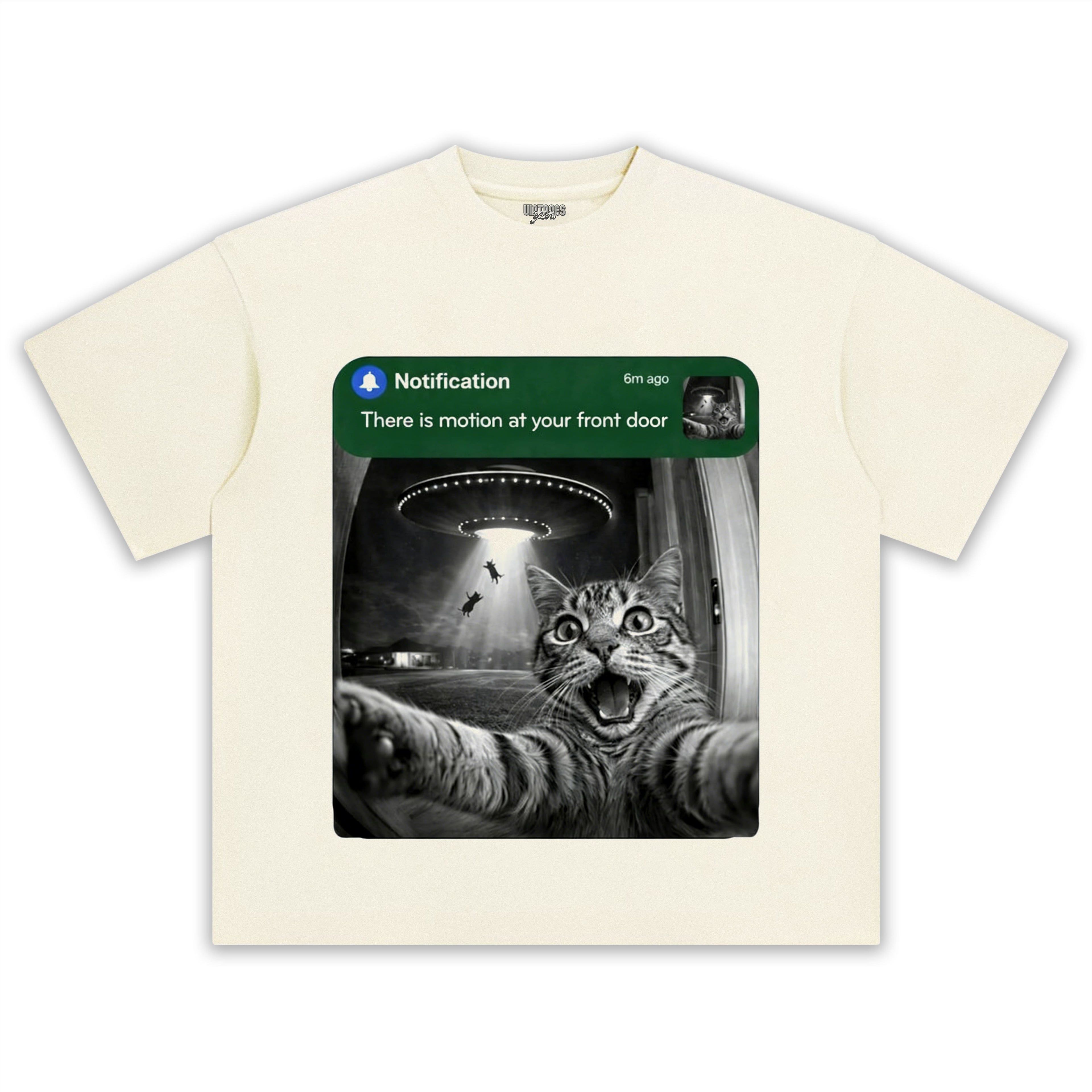 FRONT DOOR RACCOON CAT SURPRISE VISITOR TEE & LS & HOODIE