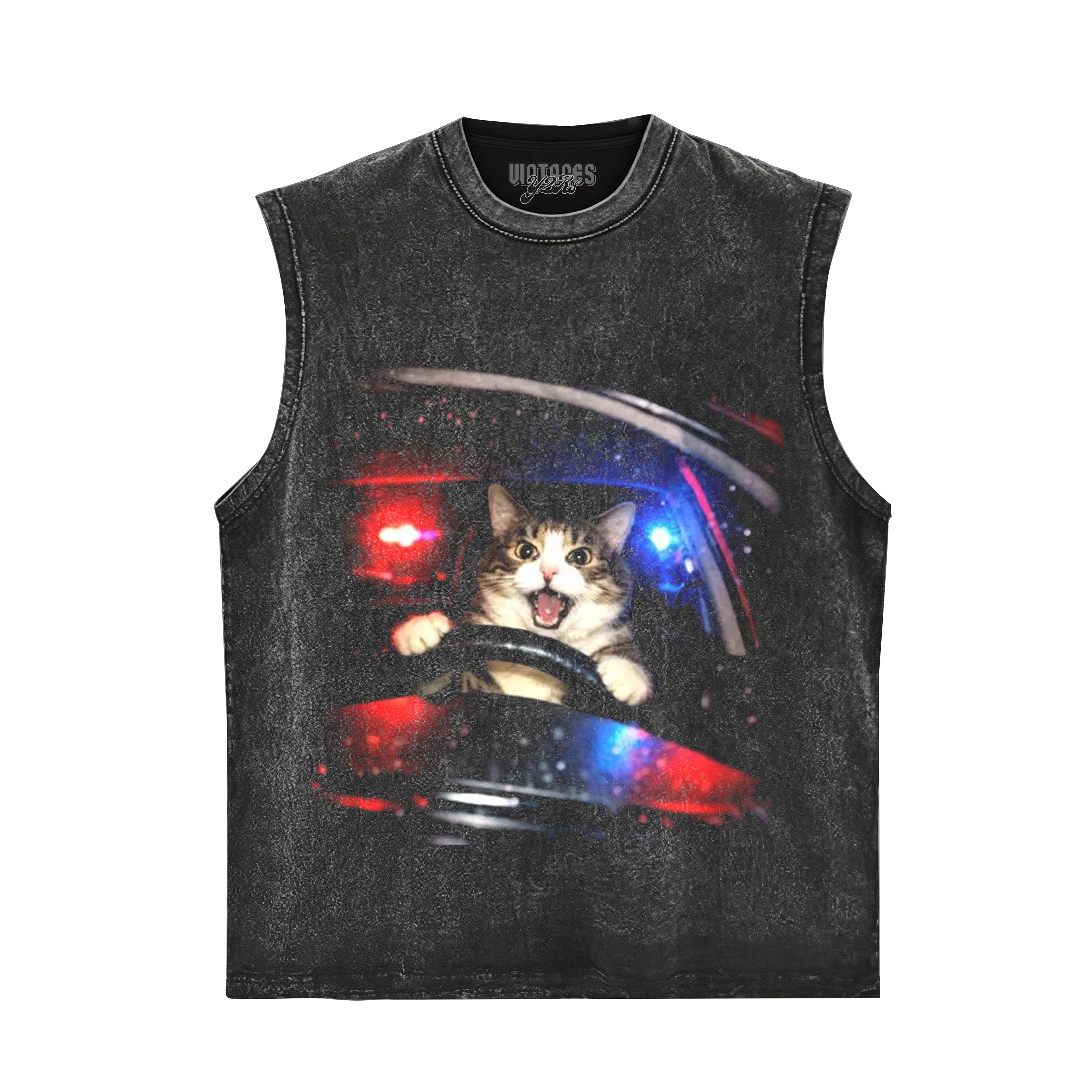 FUNNY CAT TANK TOP