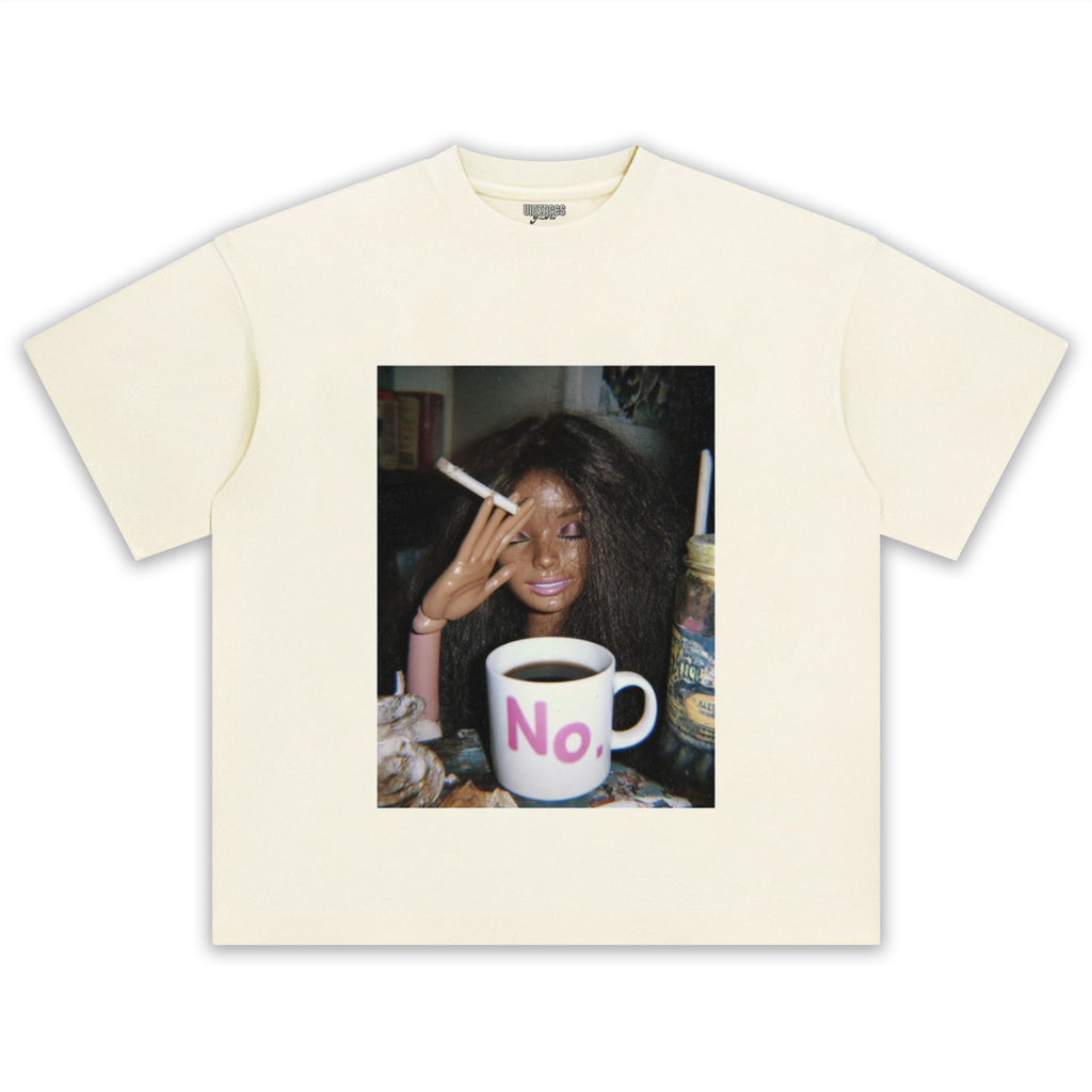 FUNNY DISGUSTING DOLL FACE MEME SMOKING TANK TOP & TEE & LONG SLEEVE & LAYERED LS & HOODIE