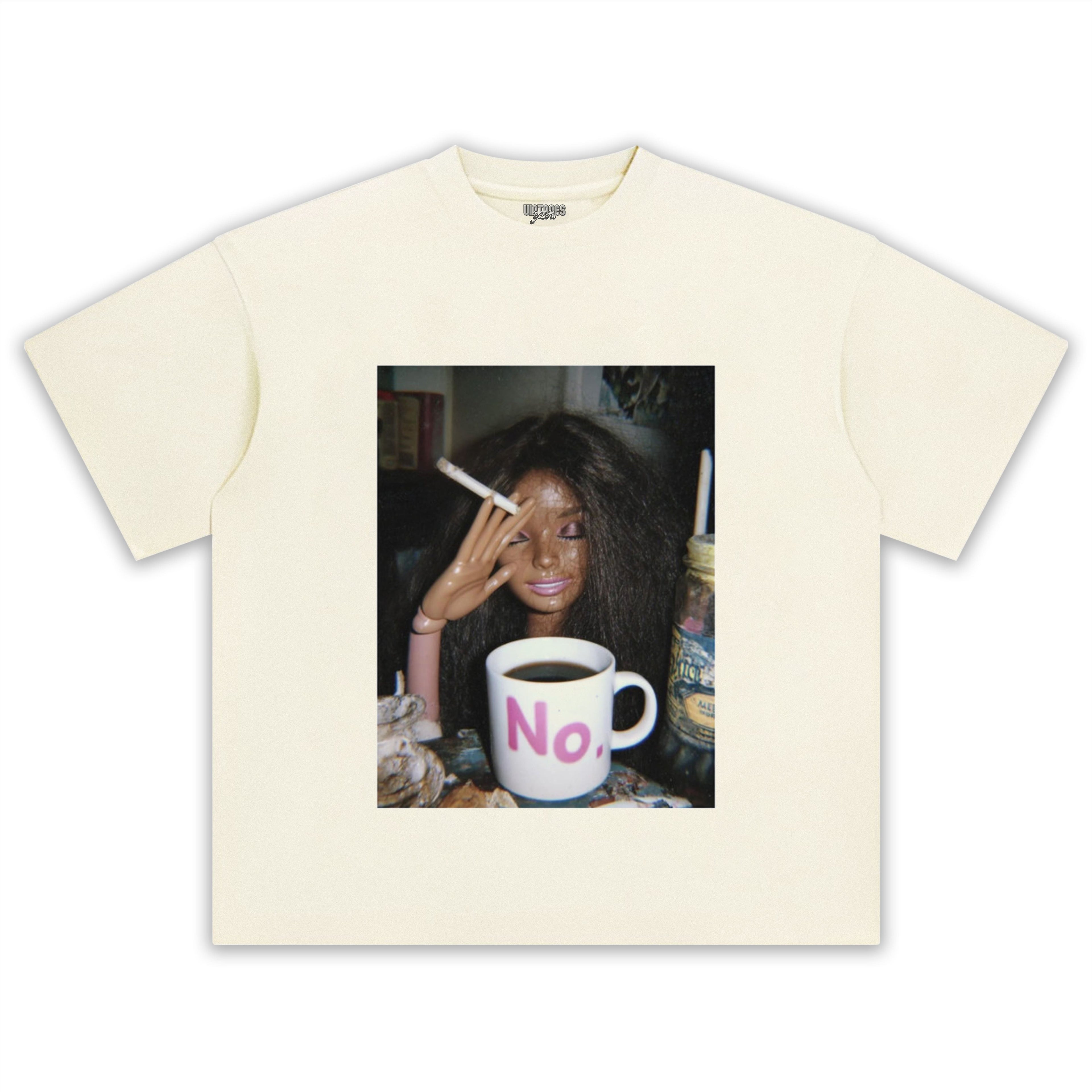 FUNNY DISGUSTING DOLL FACE MEME SMOKING TANK TOP & TEE & LONG SLEEVE & LAYERED LS & HOODIE