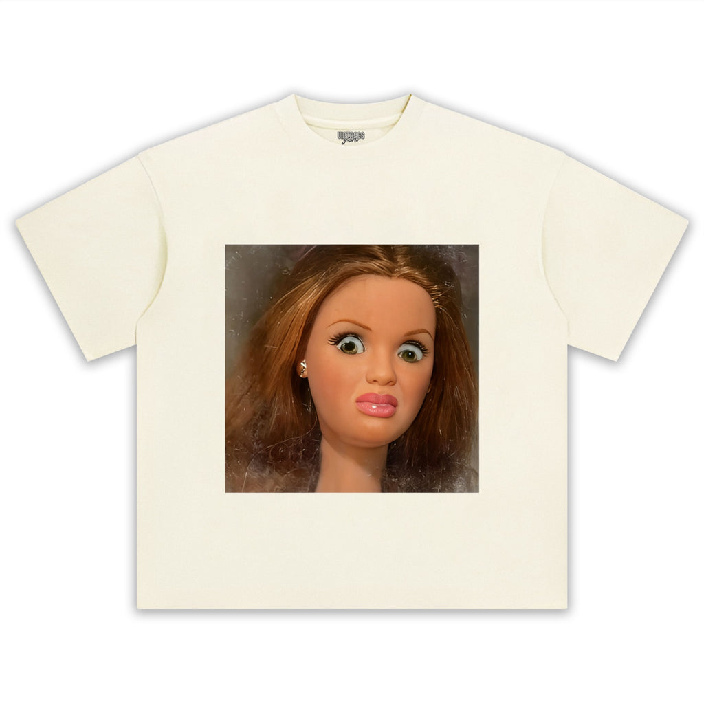 FUNNY DOLL FACE MEME TANK TOP & TEE & LONG SLEEVE & LAYERED LS & HOODIE