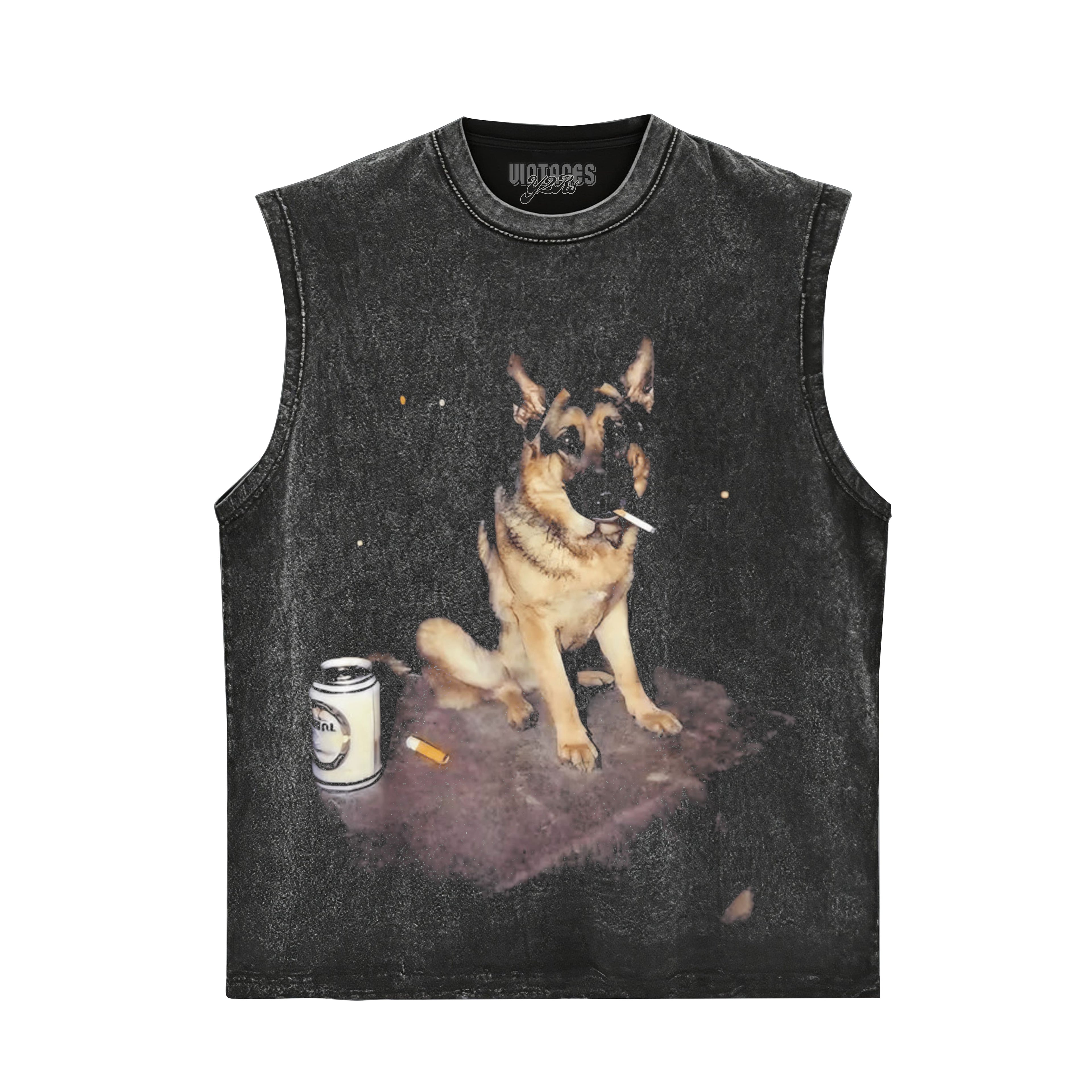 GERMAN SHEPHERD SMOKING MEME TANK TOP & TEE & LONG SLEEVE & LAYERED LS & HOODIE