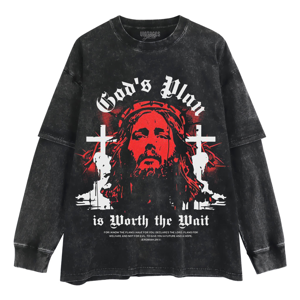 GOD’S PLAN TANK TOP & TEE & LONG SLEEVE & LAYERED LS & HOODIE