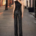 Glamorous women's sequin jumpsuit – fitted design, premium fabric, for special occasions
