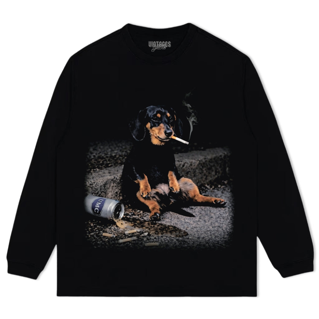 HARD DAYS - DACHSHUND TANK TOP & TEE & LONG SLEEVE & LAYERED LS & HOODIE