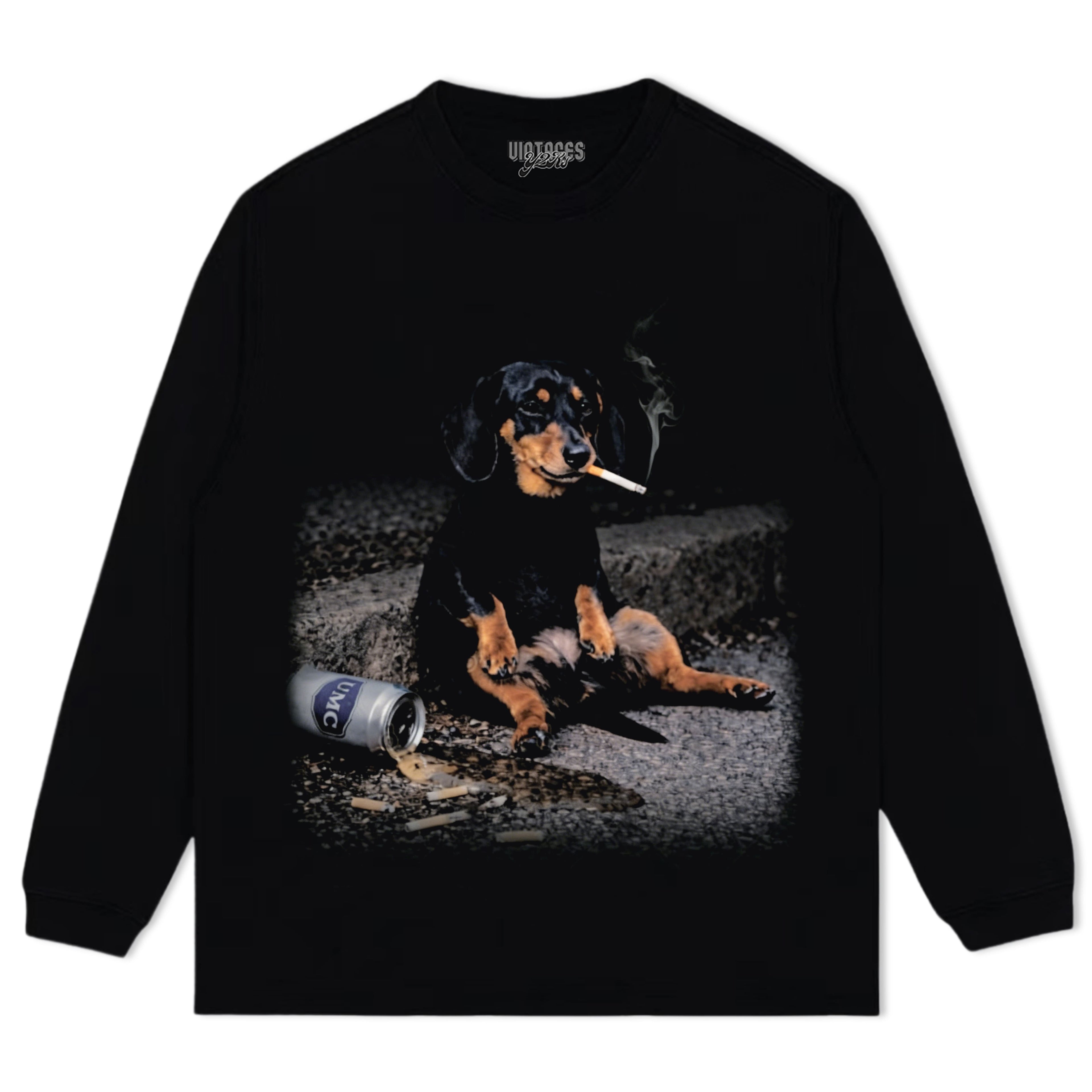 HARD DAYS - DACHSHUND TANK TOP & TEE & LONG SLEEVE & LAYERED LS & HOODIE